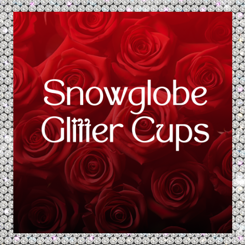 Snowglobe Glitter Cups