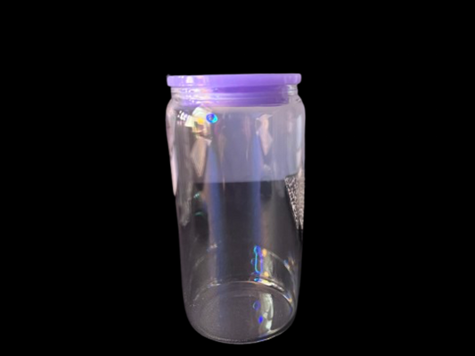 16oz Purple Libby Glass Cup