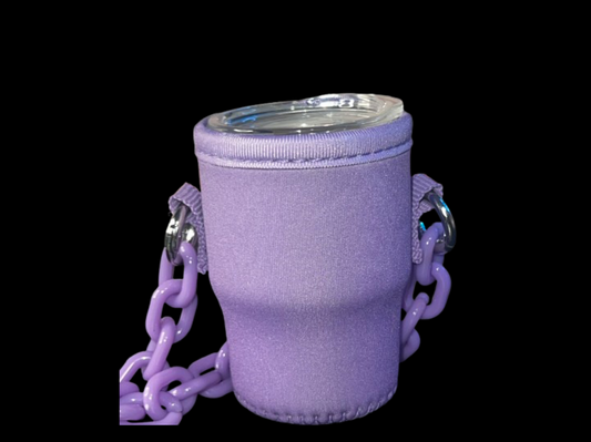 3oz Purple Stainless Steel Shot With Sleeve & Chain