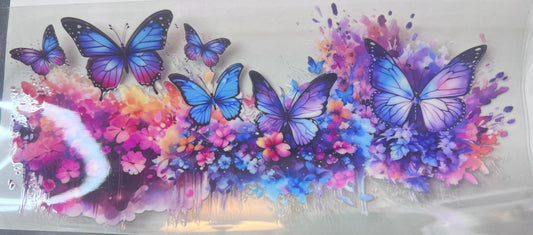 Blue & purple Butterflies