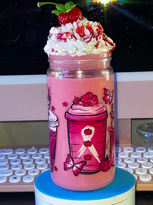 Strawberry Milk SnowGlobe