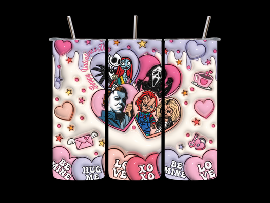 SCARY VALENTINE TUMBLER