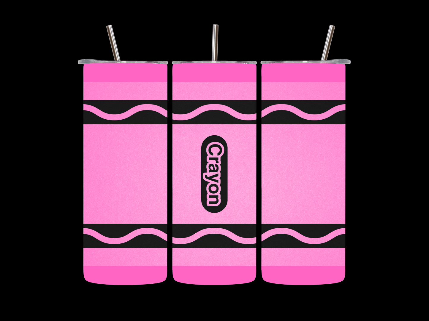 PINK CRAYON TUMBLER