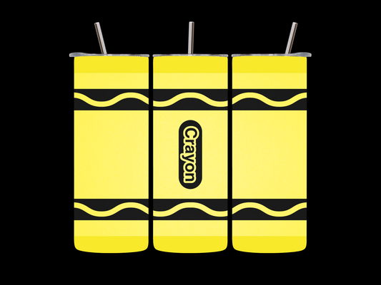 YELLOW CRAYON TUMBLER